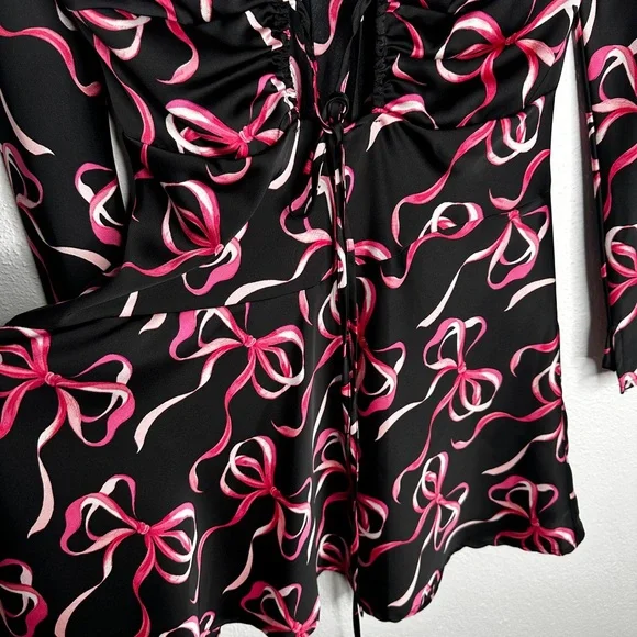 Sfera Collection Black and Pink Dress - Picture 6 of 9